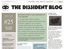 Tablet Screenshot of dissidentblog.org